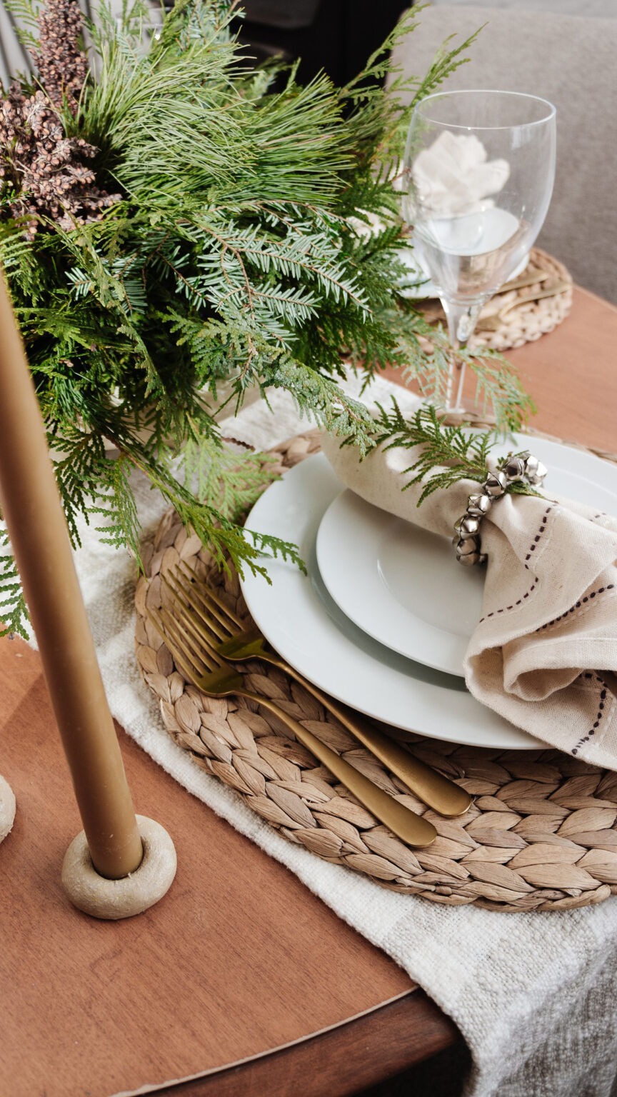 DIY JINGLE BELL NAPKIN RINGS Willow Root Collective